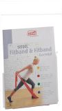 SISSEL Fitband 7.5cmx2m rot mittel
