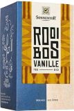 SONNENTOR Sachets de thé à la vanille Rooibos, 18 unités