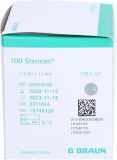 STERICAN canule 27G 0.40x12mm gris long bevel, 100 pièces