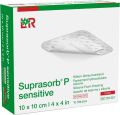 SUPRASORB P sensitive border lite 10x10cm, 10 Stück