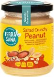 Terrasana Erdnussmus crunchy mit Steinsalz, 250g