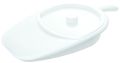 Vitility Bettpfanne mit Deckel weiss
