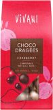Vivani Choco Dragées Cranberry, 75 g