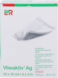 VLIWAKTIV Pansement au charbon actif Ag 10 x 10 cm stérile, 10 pièces