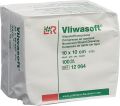 L & R Vliwasoft Vliesstoffkomprresse 10x10cm 4-lagig, 100 Stück