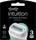 WILKINSON Intuition Sensitive Care lames, 3 pièces