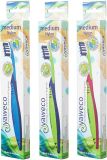 Yaweco Brosse à dents nylon medium, 1 pièce