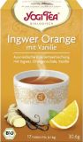 YOGI TEA Ingwer Orange Vanille Beutel, 17 x 1.8 g