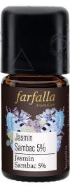 Farfalla huile essentielle Jasmin Sambac 5% Absolue, 5 ml