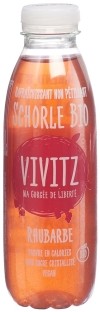 VIVITZ Bio Schorle rhubarbe 6 x 0.5 lt