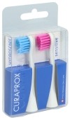 CURAPROX Hydrosonic tête de brosse de rechange sensible bleu-rose, 1 paire