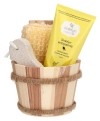 Sidefyn Set cadeau pot en bois crème de douche Sidefyn entspanne