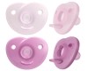 Avent Philips Nuggi Soothie Heart 0-6M rosa/lila, 2 Stück