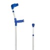 Sahag Krücke Jugend-100 kg 70-90cm Ergo Soft alu blau, 1 Paar