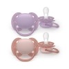 Avent Philips sucette ultra soft 6-18 mois lila/rose, 2 pièces