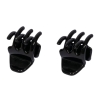 HERBA Ecofriendly pince 2.2cm noir 2 pièces