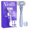 GILLETTE Venus Extra Smooth Swirl Rasierer + 1 Klinge + Duschhänger