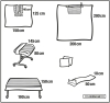 FOLIODRAPE Protect Plus HNO-/ MKG Set ll ohne Krepp, 8 pièces