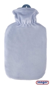 Sänger Wärmflasche 2l Flauschbezug blau pastelll