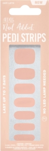 Ardell Nail Addict Strips Pedicure Cafe Latte, 16 Stück