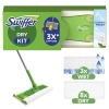 SWIFFER  Boden Starterset Stab+Trockentücher+Wischtücher