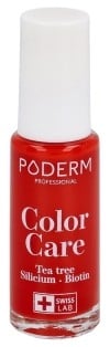 PODERM Vernis Color Care 363 Rouge Puissant, 8 ml