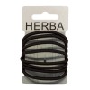 HERBA Haarbinder braun 8 Stk., Ø 5 cm