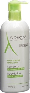 A-DERMA Feuchtigkeitsspendende Körpermilch, 400 ml