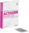 ACTISORB SILVER 220 Kohleverband 9.5x6.5cm, 10 Stück