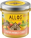 Allos Streichgenuss Papaya Mango Curry, 140 g