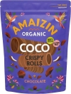 Amaizin Coco Crispy Rolls Chocolate Bio, 140 g