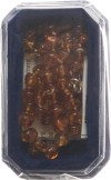 AMBERSTYLE Bernstein cognac hell Karabiner, 36cm