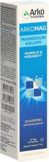 ARKOMAG magnésium + potassium comprimés effervescents, 18 pièces
