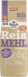 Bauck Mühle Reismehl Vollkorn demeter glutenfrei