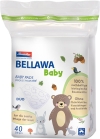 BELLAWA disques de coton pour bébé, 40 pièces