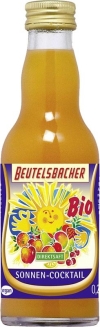 Beutelsbacher Bio Sonnencocktail Mehrfruchtsaft, 200 ml