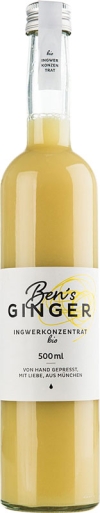BEN'S GINGER Ingwerkonzentrat bio, 500 ml
