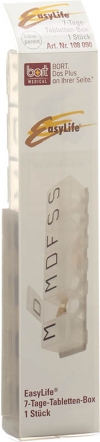 BORT EASYLIFE 7 Tage Tabletten Box transparent