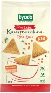 Byodo Protein Crispy Corners aux lentilles rouges, 90 g