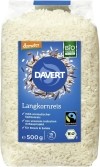 Davert Riz blanc à grains longs Demeter, 500 g