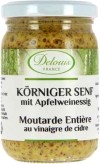 Delouis Senf körnig, 180 g