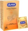 DUREX Préservatifs doux pour la peau, sans latex, 16 pièces