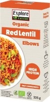 Explore Cuisine Macaronis aux lentilles rouges Elbows, 225 g