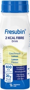 Fresubin 2 kcal Fibre Drink Lemon, 4 x 200 ml