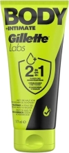 GILLETTE Crème nettoyante et rasante pour le corps et l'intimité Labs, 177 ml
