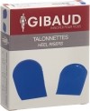 GIBAUD Ferseneinlagen Grösse 2 (39-42) Silikon blau, 1 Paar