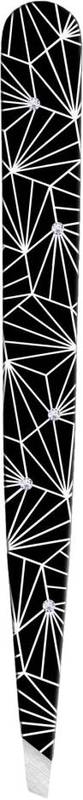 Hausmann pince à épiler biseautée Swarovski diamants