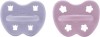 HEVEA Schnuller Orthodontic pink lavendel 3-36 Monate, 2 Stück