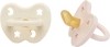HEVEA Schnuller Orthodontic pink weiss 0+ Monate, 2 Stück