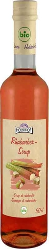 HOLDERHOF sirop rhubarbe bio 6 verre 5 dl